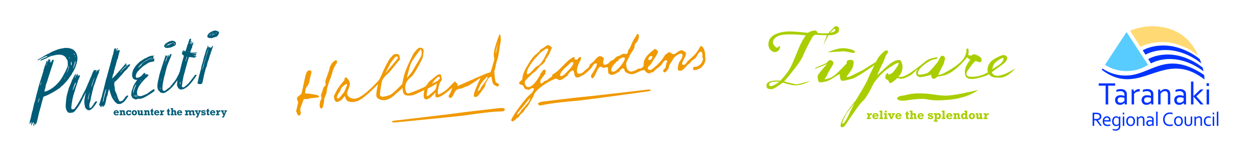 TRC logo and gardens x3