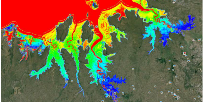 Kakadu flood modelling visualisation